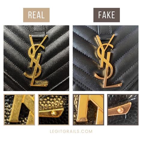 how to spot fake ysl kate bag|ysl kate label.